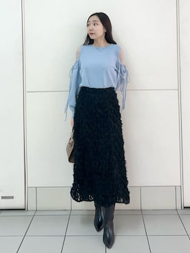 SNIDELさん（レディース・165cm）の冬コーディネート