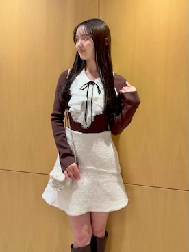 SNIDELさん（レディース・160cm）の冬コーディネート