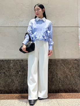 SNIDELさん（レディース・157cm）の冬コーディネート