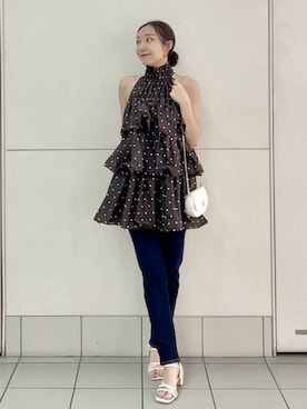 「SNIDEL（スナイデル）のアイテム（パンツ）」を使った、SNIDELさん（レディース・165cm）の春コーディネート