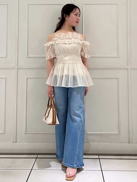 「アイテム（パンプス、その他）」を使った、SNIDELさん（レディース・146cm）の夏コーディネート