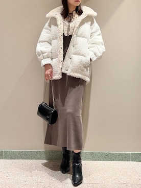SNIDELさん（レディース・165cm）の冬コーディネート
