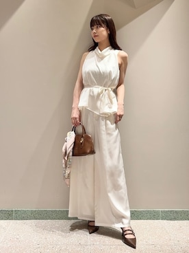 「アイテム（バンダナ/スカーフ）」を使った、SNIDELさん（レディース・165cm）の夏コーディネート