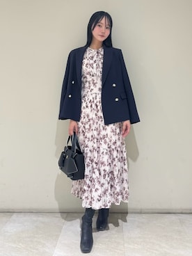 「SNIDEL（スナイデル）のアイテム（ジャケット/アウター）」を使った、SNIDELさん（レディース・163cm）の冬コーディネート