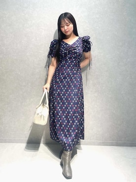 「SNIDEL（スナイデル）のアイテム（バッグ）」を使った、SNIDELさん（レディース・156cm）の冬コーディネート