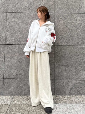 「アイテム（イヤリング）」を使った、SNIDELさん（レディース・162cm）の秋コーディネート