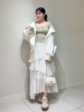 「SNIDEL（スナイデル）のアイテム（バッグ）」を使った、SNIDELさん（レディース・158cm）の春コーディネート