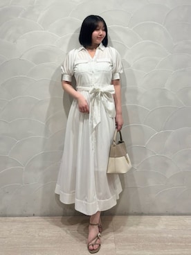 「SNIDEL（スナイデル）のアイテム（ハンドバッグ）」を使った、SNIDELさん（レディース・153cm）の春コーディネート