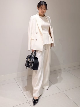 「SNIDEL（スナイデル）のアイテム（ジャケット/アウター）」を使った、SNIDELさん（レディース・151cm）の春コーディネート