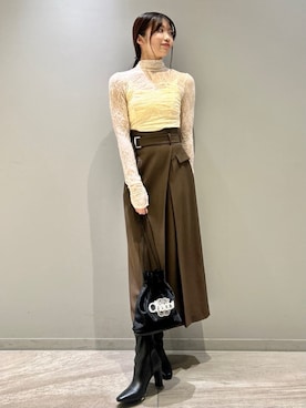 SNIDELさん（レディース・162cm）の夏コーディネート