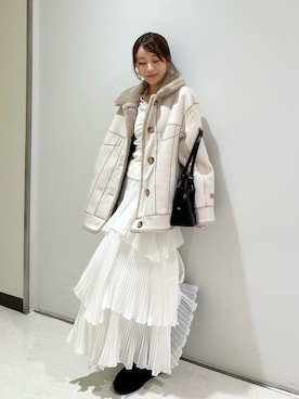 「SNIDEL（スナイデル）のアイテム（バッグ）」を使った、SNIDELさん（レディース・153cm）の秋コーディネート