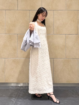 「アイテム（テーラードジャケット）」を使った、SNIDELさん（レディース・154cm）の夏コーディネート