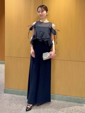 「SNIDEL（スナイデル）のアイテム（アクセサリー）」を使った、SNIDELさん（レディース・160cm）の夏コーディネート