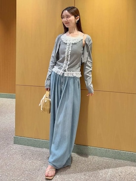 SNIDELさん(レディース・160cm)の夏コーディネート