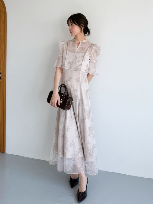 エンブロイダリーボレロセットドレス（ワンピース）｜SNIDEL