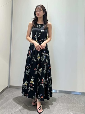 「SNIDEL（スナイデル）のアイテム（ワンピース/ドレス）」を使った、SNIDELさん（レディース・157cm）の春コーディネート