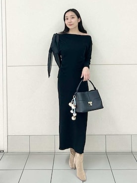 SNIDELさん（レディース・165cm）の冬コーディネート