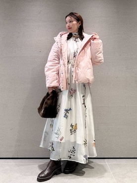 「アイテム（ワンピース、その他）」を使った、SNIDELさん（レディース・159cm）の秋コーディネート