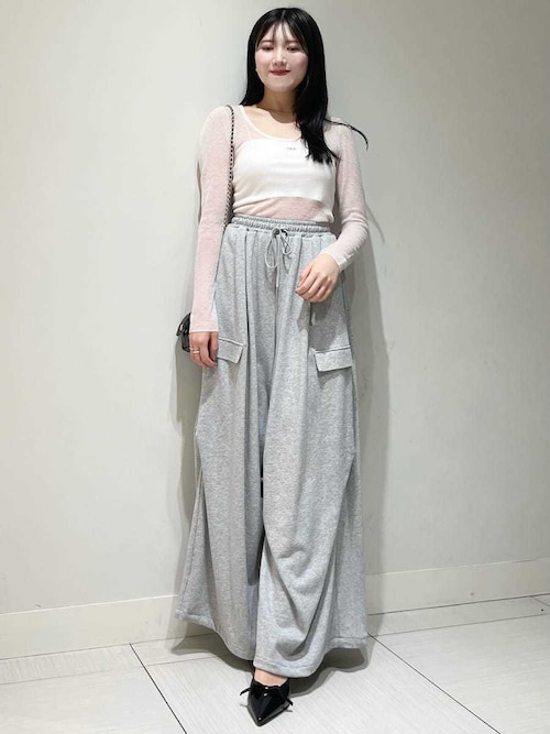 SNIDEL 【Chacott】シアーリブニット Chacott】シアーリブニット（ニット）｜SNIDEL（スナイデル