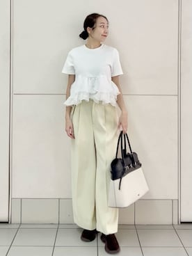 「SNIDEL（スナイデル）のアイテム（シューズ）」を使った、SNIDELさん（レディース・165cm）の春コーディネート