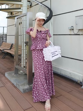 SNIDELさん（レディース・153cm）の春コーディネート