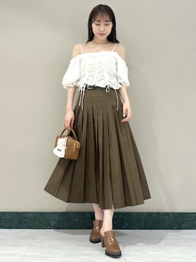 「アイテム（その他小物）」を使った、SNIDELさん（レディース・162cm）の夏コーディネート