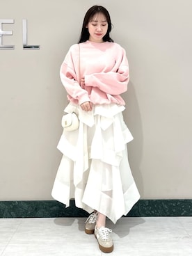 「SNIDEL（スナイデル）のアイテム（シューズ）」を使った、SNIDELさん（レディース・162cm）の春コーディネート