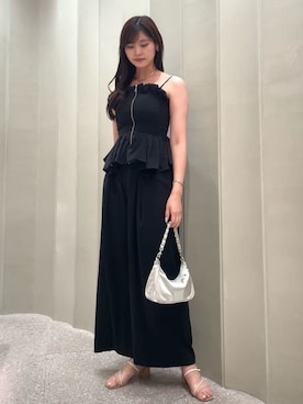 「SNIDEL（スナイデル）のアイテム（パンツ）」を使った、SNIDELさん（レディース・171cm）の夏コーディネート