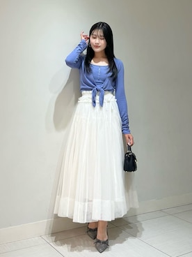 SNIDELさん（レディース・158cm）の夏コーディネート