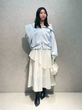 SNIDELさん(レディース・163cm)の冬コーディネート