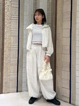 「Chacott（チャコット）のアイテム」を使った、SNIDELさん（レディース・165cm）の春コーディネート