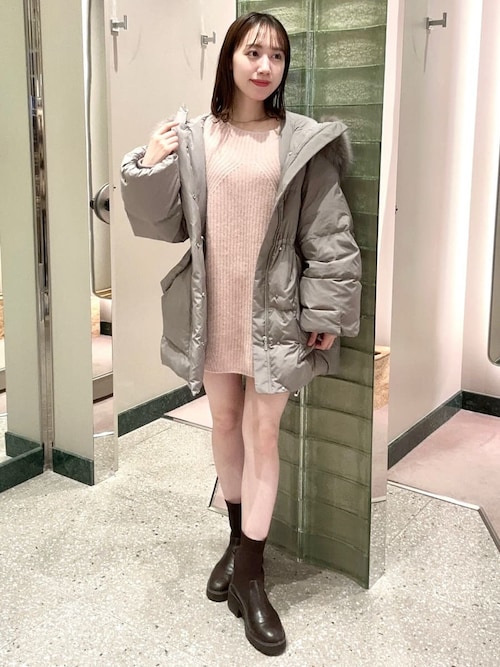 セール】ラクーンミニニットワンピース（ワンピース）｜SNIDEL