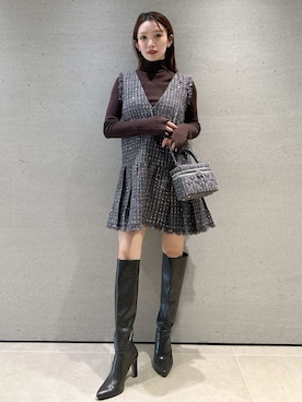 SNIDELさん（レディース・159cm）の秋コーディネート