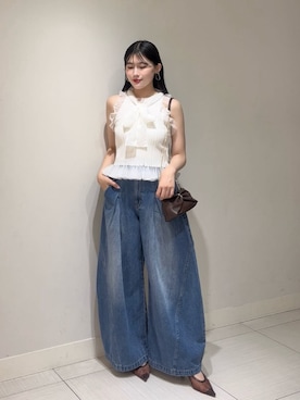 SNIDELさん（レディース・158cm）の夏コーディネート