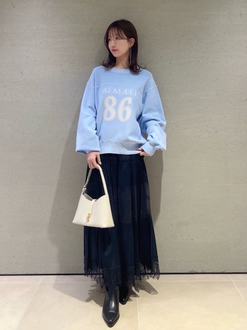 新品未使用　スナイデル　ナンバーロゴスウェット SNIDEL｜ナンバーロゴスウェット | Rakuten Fashion(楽天