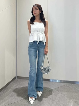 「SNIDEL（スナイデル）のアイテム」を使った、SNIDELさん（レディース・157cm）の春コーディネート