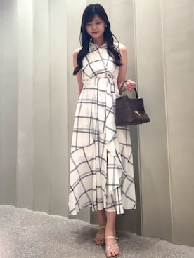 SNIDELさん(レディース・171cm)の夏コーディネート