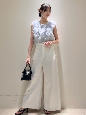 「SNIDEL（スナイデル）のアイテム（バッグ）」を使った、SNIDELさん（レディース・163cm）の夏コーディネート