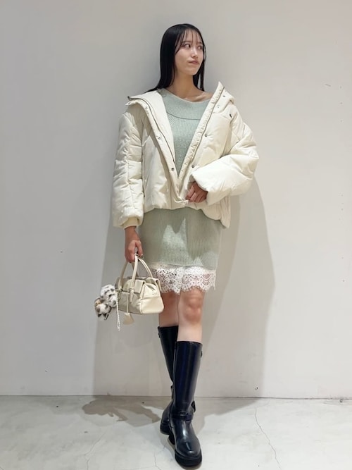 セール】ニットセットキャミミニワンピース（ワンピース）｜SNIDEL