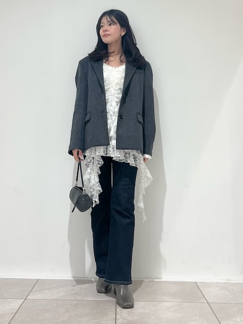 SNIDEL ティアードフリルカットソープルオーバー セール】ティアードフリルカットソープルオーバー（Tシャツ/カットソー