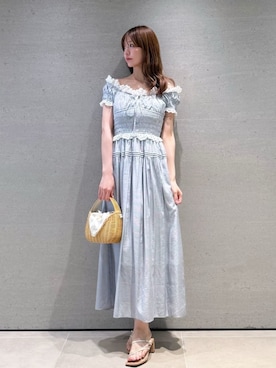 SNIDELさん(レディース・162cm)の夏コーディネート
