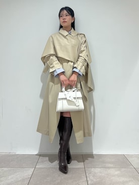 「SNIDEL（スナイデル）のアイテム（シューズ）」を使った、SNIDELさん（レディース・157cm）の冬コーディネート