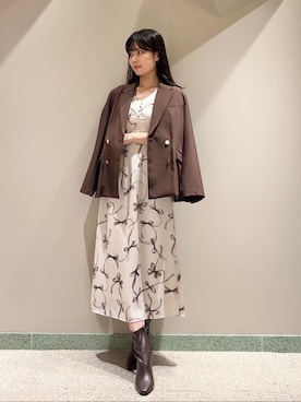 SNIDELさん（レディース・165cm）の秋コーディネート