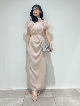 「SNIDEL（スナイデル）のアイテム（ハンドバッグ）」を使った、SNIDELさん（レディース・157cm）の冬コーディネート