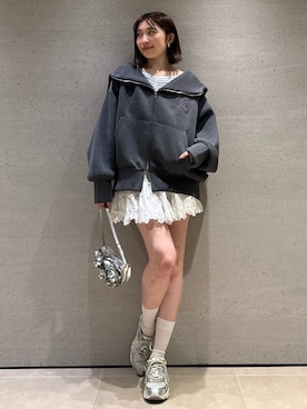 「SNIDEL（スナイデル）のアイテム（パンツ）」を使った、SNIDELさん（レディース・165cm）の春コーディネート