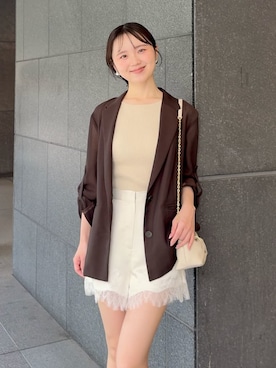 SNIDELさん(レディース・160cm)の夏コーディネート