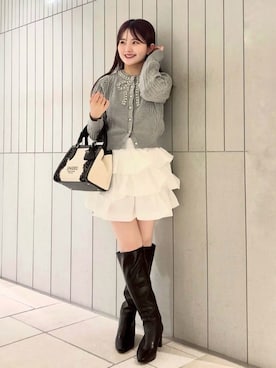 「SNIDEL（スナイデル）のアイテム（トップス）」を使った、SNIDELさん（レディース・153cm）の秋コーディネート
