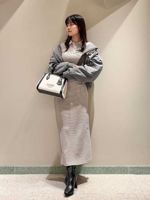 ハーフスリーブポロカットセット（ワンピース）｜SNIDEL（スナイデル