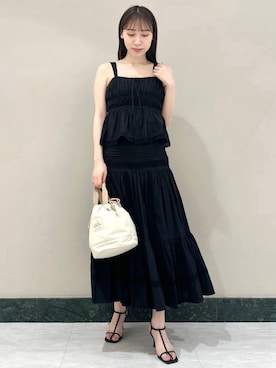 SNIDELさん（レディース・162cm）の夏コーディネート