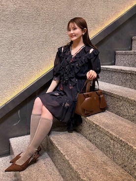 「SNIDEL（スナイデル）のアイテム」を使った、SNIDELさん（レディース・153cm）の春コーディネート